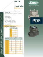 Series 2483SC Forged Swing Check Valve