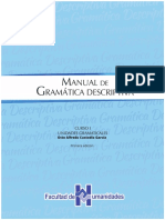 Manual de Gramática Descriptiva Curso I Unidades Gramaticales PDF