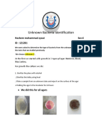 Unknown Bacteria Identification