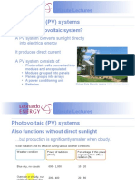 Photovoltaic (PV) Systems: Minute Lectures