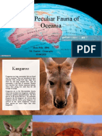 The Peculiar Fauna of Oceania 