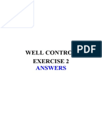 Well Control Exercise 2: Answers