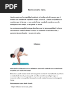 Asanas Balances Sobre Las Manos