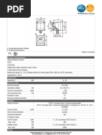 IFM 01D100 Laser Photoelectric Sensor