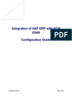 Integration of SAP ERP With SCM EWM Configuration Guide