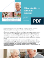 Alimentación en Personas Mayores