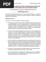 Comparación de Las Normas Técnicas Complementarias (NTC) de La CDMX en Su Edición 2004 y 2017 para El Diseño de Sismo