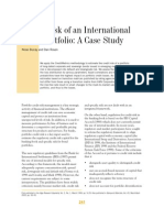 Credit Risk of An International Bond Portfolio: A Case Study