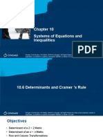 Systems of Equations and Inequalities