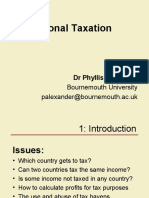 Topic 1 - Introduction To Double Taxation Problem