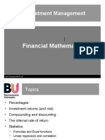 Investment Management: Financial Mathematics