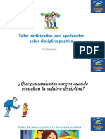 Taller de Habilidades Parentales. Disciplina Positiva.