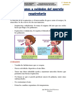 RESUMEN-Las Funciones y Cuidados Del Aparato Respiratorio.