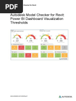 Autodesk Model Checker For Revit: Power BI Dashboard Visualization Thresholds