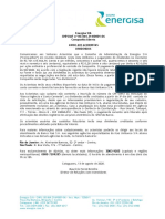 Energisa S/A CNPJ/MF Nº 00.864.214/0001-06 Companhia Aberta Aviso Aos Acionistas Dividendos