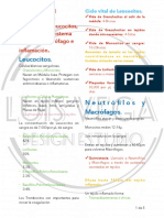 Resistencia Del Organismo A La Infección 1. Leucocitos, Granulocitos, Sistema Monocitomacrófago e Inflamación