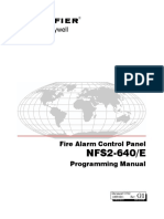 NFS2-640/E: Fire Alarm Control Panel Programming Manual