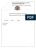 Paper Presentaion On Demonetisation - For Merge