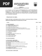 Ejemlo de Items de Un Presupuesto General de Obra PDF