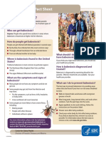 Babesiosis Babesiosis: Fact Sheet Fact Sheet