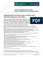 Employing Plant Functional Groups To Advance Seed Dispersal Ecology and Conservation