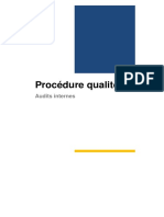 Procédure Audits Internes