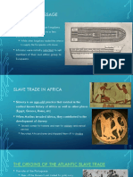 West Africa and The Slave Trade Notes