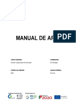 Ufcd 0822 Gestao e Organizaao Da Informaao PDF