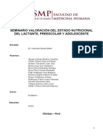 Sesión 3 - Valoración Del Estado Nutricional Del Lactante, Preescolar y Adolescente