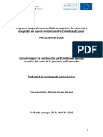 1.2 Estrategia de Comunicación - Agendas Jovenes Esmeraldas