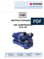 Instruction Manual Air Compressor HL2/140