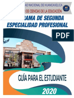 Guia para El Estudiante - Psep - 2020 PDF