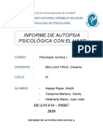 Informe de Autopsia Psicológica