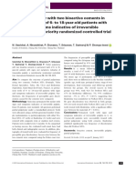 1 - Partial Pulpotomy With Two Bioactive Cements in Permanent Teeth of 6 - To 18-Year-Old Patients With