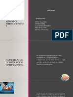 Metodos de Entrada A Los Mercados Internacionales Licencias