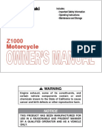 z1000 Owner Manual