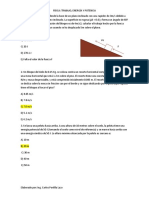 Banco de Preguntas Sobre Trabajo y Energia