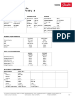 Technical Data Sheet Nut60Lra 115-127V 60Hz 1 R290: Compressor Model Voltage Refrigerant