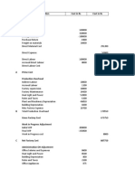 Sno Description Cost in Rs Cost in Rs