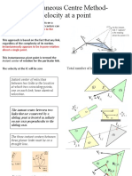 Instantaneous Centre Method-Velocity at A Point: An Alternative Approach To The Relative Velocity Method