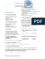 Teste 1. Matematica VB