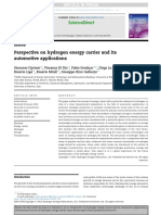 Perspective On Hydrogen Energy Carrier and Its Automotive Applications