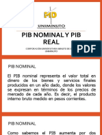 PIB Nominal Y Real