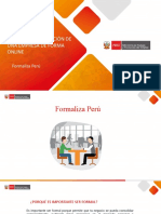 Formaliza Peru Unificado Nuevo Formato PPT - 2020