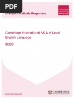 AS English Language Example Candidate Responses Booklet 2015