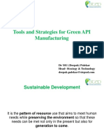 Tools and Strategies For Green API by Dr. M G (Deepak) Palekar