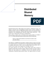 Distributed Shared Memory: Writes To A Logical Shared Address by One Thread Are Visible To Reads of The Other Threads