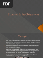 Extinción de Las Obligaciones