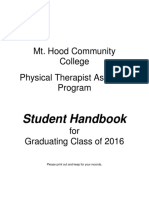 Student Handbook For Graduating Class of 2016