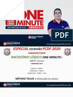 One Minute Especial Escrivão PCDF Parte 3 Luis Telles PDF